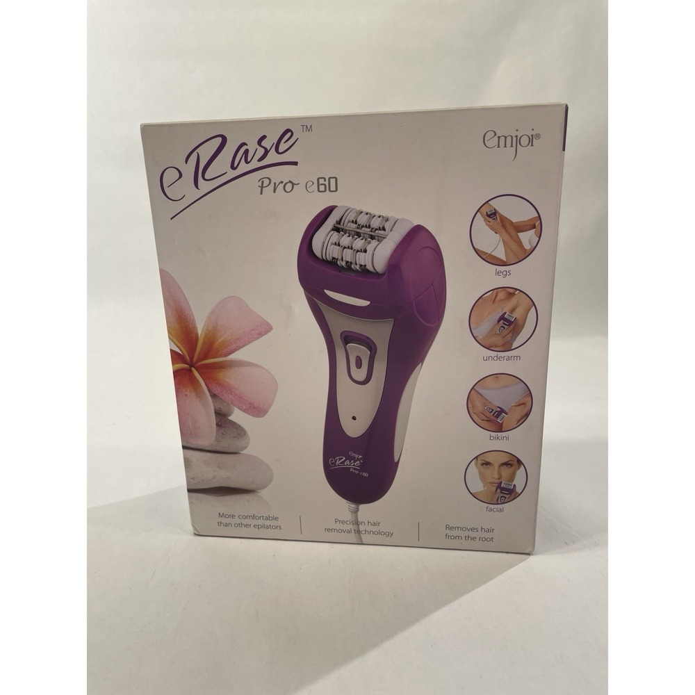 E Rase Pro E 60 Hair Epilator PURPLE / OPEN BOX